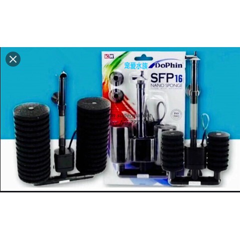 Bộ lọc vi sinh có máy bơm Dolphin sfp 16 và sps 34