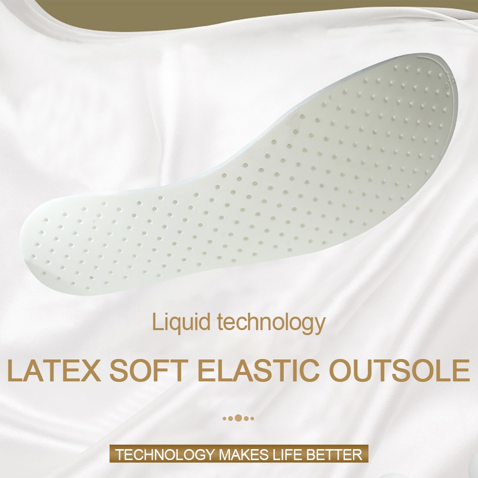 Miếng Lót Giày Thể Thao Bằng Cao Su Latex Mềm Thoáng Khí Thấm Hút Mồ Hôi Thoáng Khí Cao Cấp