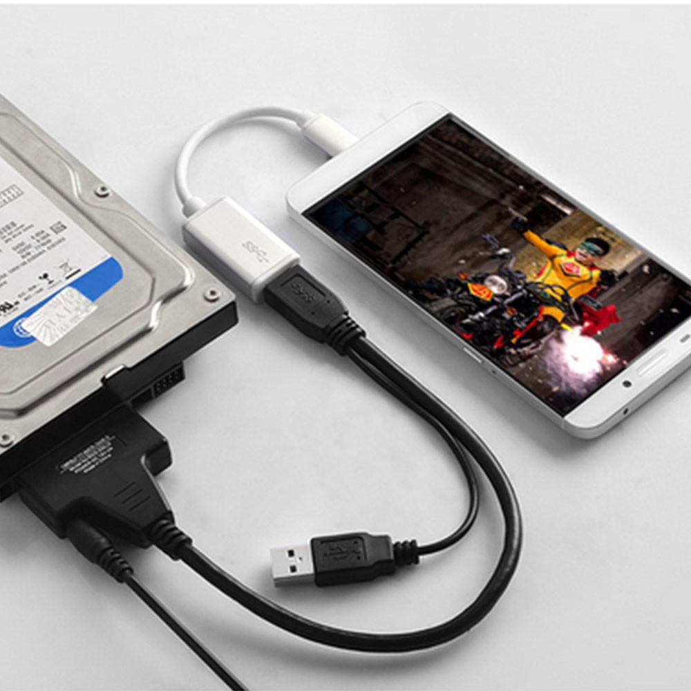 Cáp chuyển USB 2.0 sang SATA cho ổ cứng HDD 2.5/3.5''