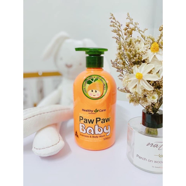 Sữa Tắm Gội Đu Đủ Tươi 2in1 Paw Paw Baby