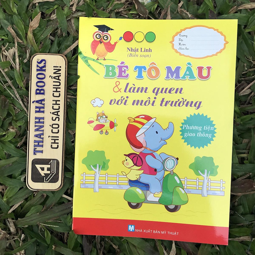 Sách - Bé Tô Màu Và Làm Quen Với Môi Trường - 6 quyển lẻ tùy chọn (4-6 tuổi)