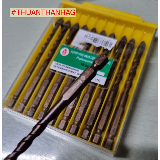 Mũi khoan Đa Năng 4 cạnh Chân Lục giác