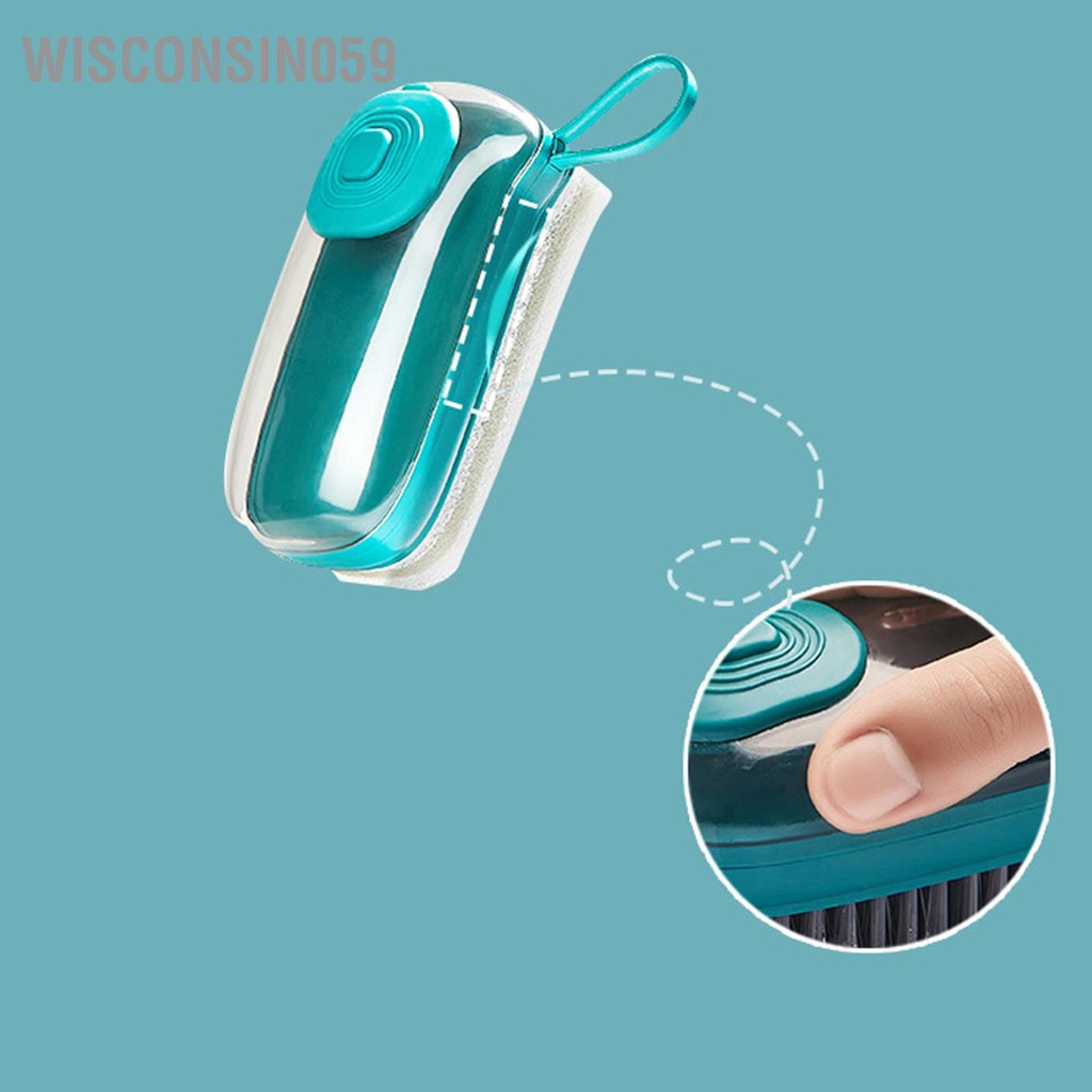 Wisconsin059 Bàn chải làm sạch thủy lực Tự động chiết rót chất lỏng Thiết kế tiện dụng chà đa chức năng cho giày dép quần áo