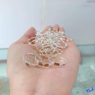 Nhẫn cỏ 4 lá 3in1 BẠC