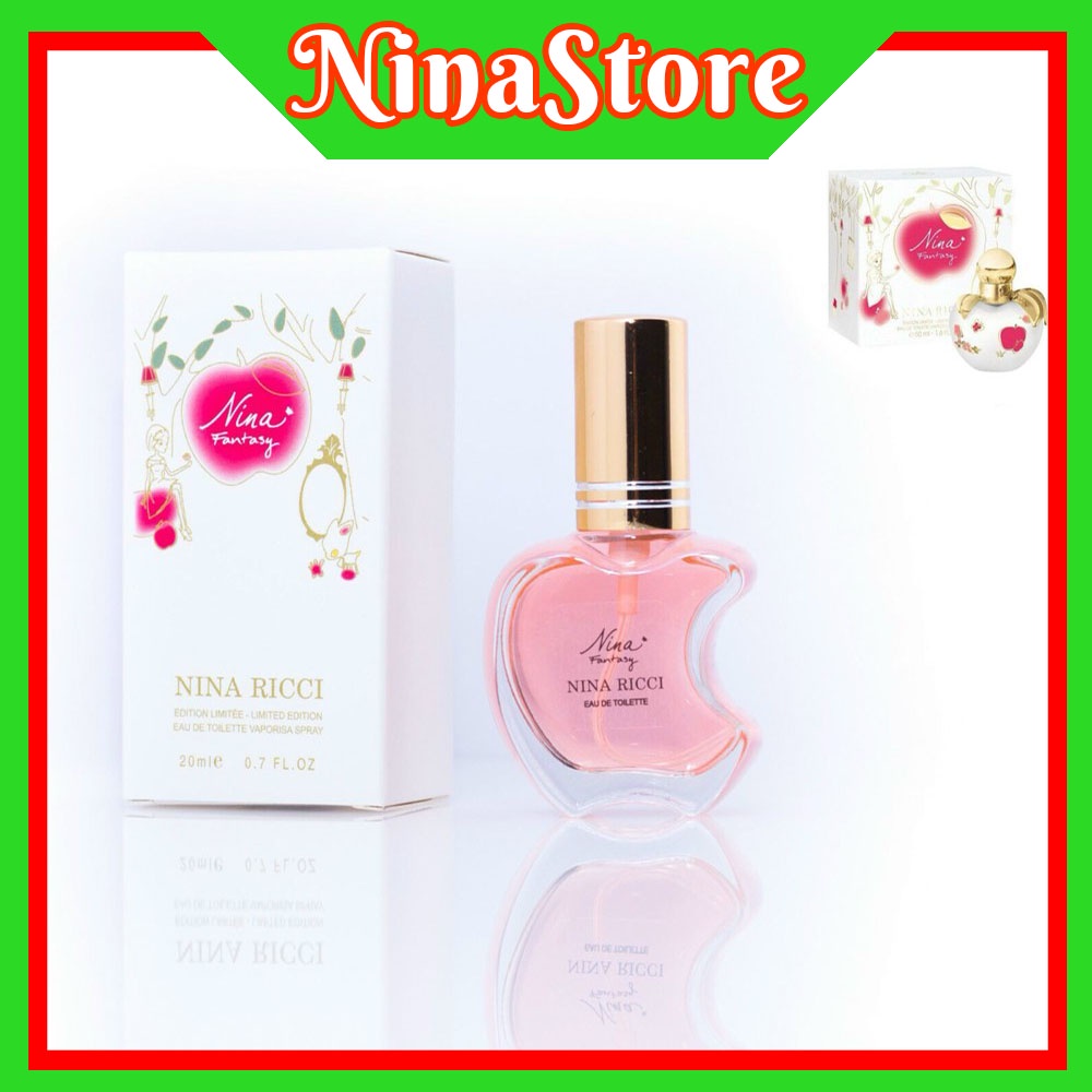 Nước hoa Nina Ricci nữ chiết 20ml dạng xịt- mẫu táo- Mùi Nina Ricci- NinaStore- Cosmetics