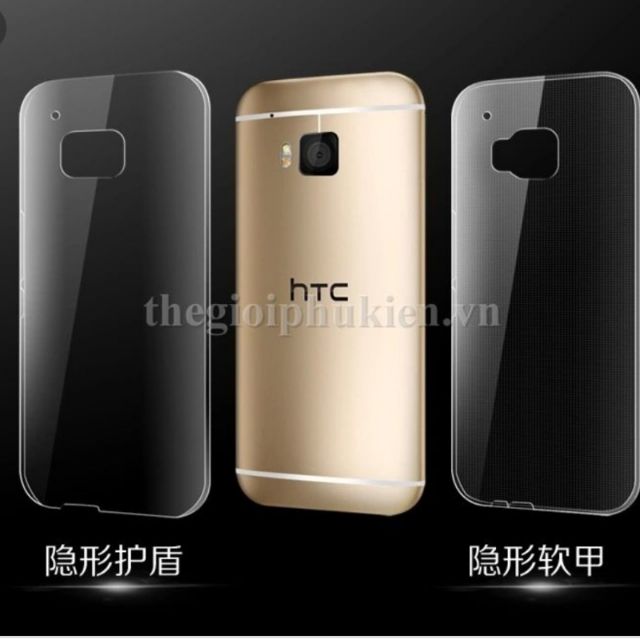 Ốp lưng dẻo cho htc one M9 silicon trong suốt (loại tốt)