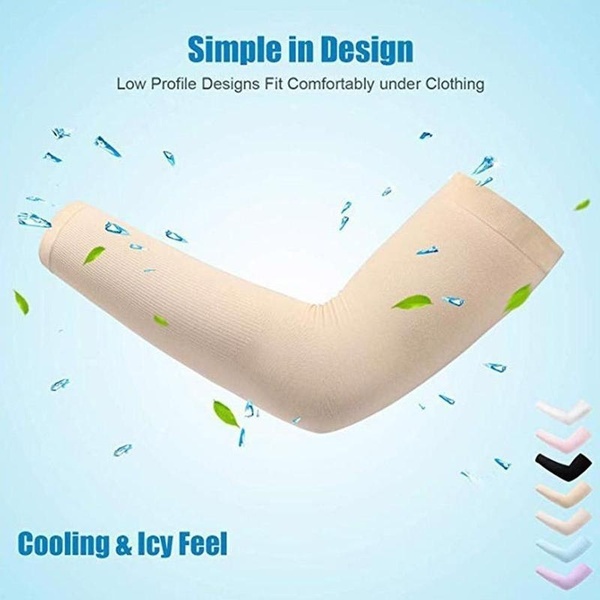1 Đôi Găng Tay Làm Mát Chống Tia UV Cho Hoạt Động Ngoài Trời