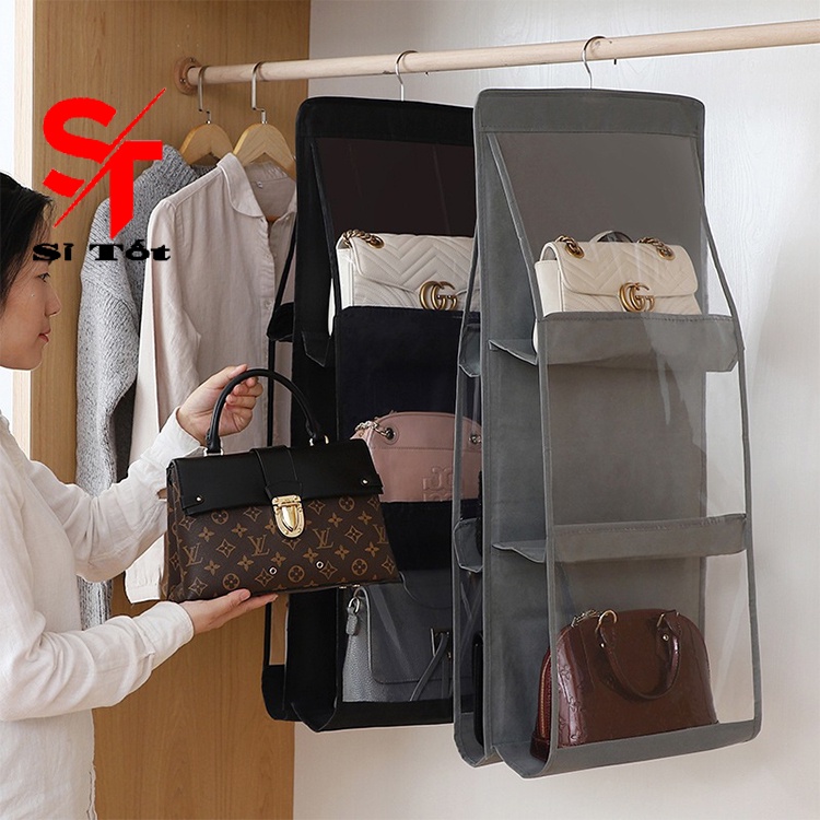 Túi Treo Túi Xách Giỏ Xách 6 Ngăn Đa Năng Cao Cấp Chắn Bụi Bẩn