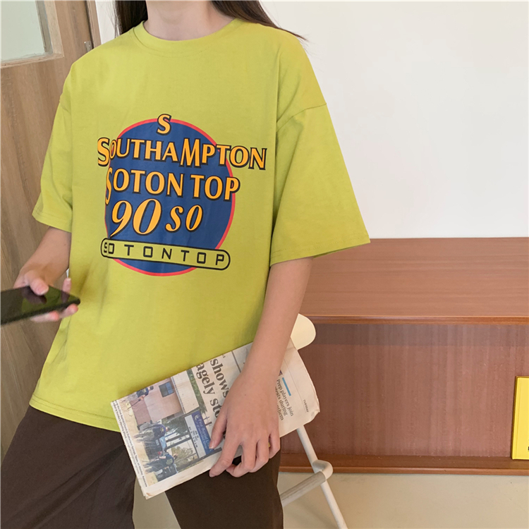 NRVP Áo Thun Ngắn Tay Dáng Rộng Thời Trang Cho Nữ 2021