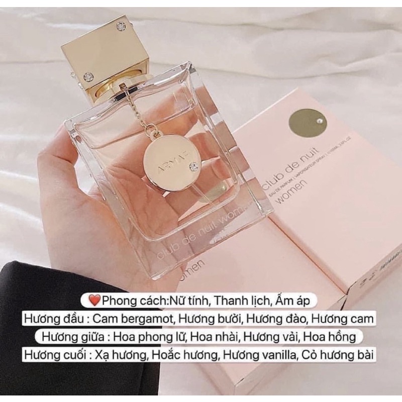 Nước hoa Club De Nuit EDP 105ml tất cả các dòng