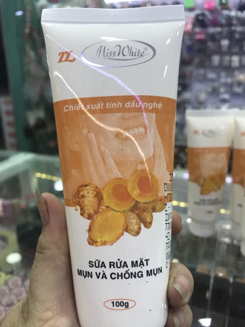 Sữa rửa mặt mụn và chống mụn Miss White