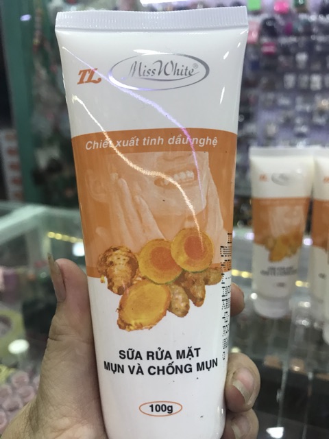 Sữa rửa mặt mụn và chống mụn Miss White ( 100g)