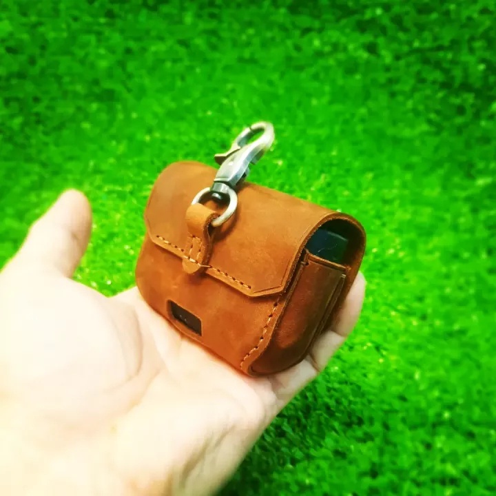 BAO DA SONY WF-1000XM3 KÈM MÓC TREO DA THẬT HANDMADE