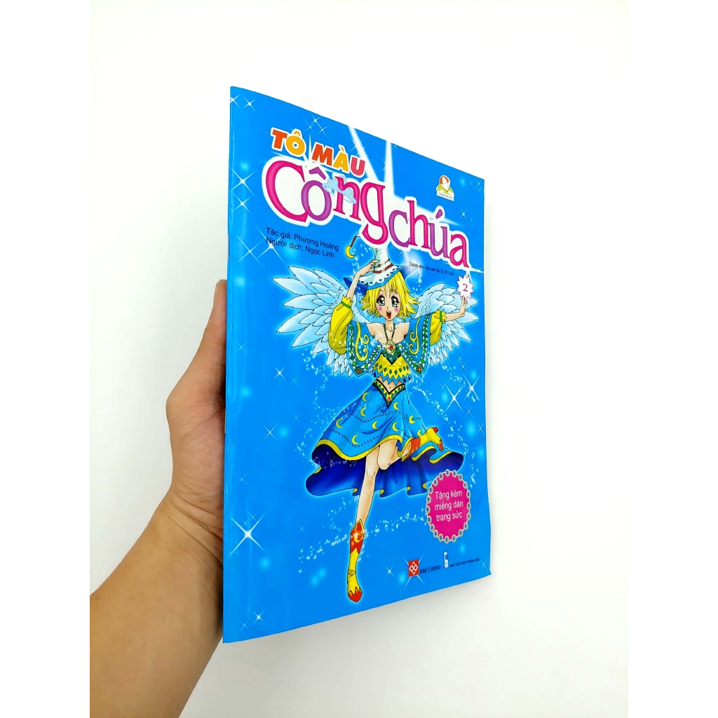 Sách - Tô Màu Công Chúa  - Tặng Kèm Miếng Dán Trang Sức