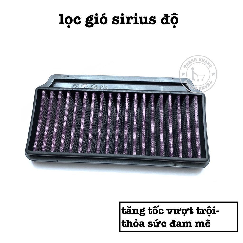 lọc gió sirius độ thanh khang CGV137