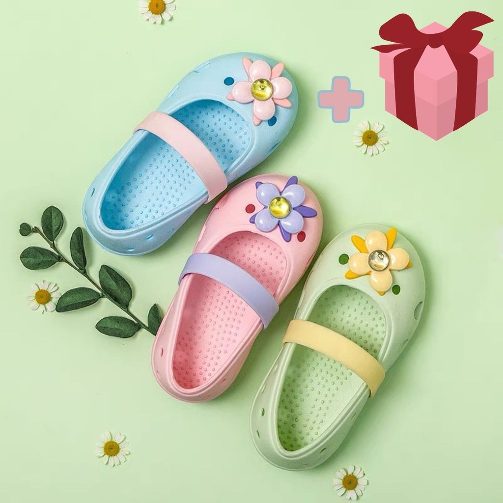 Dép Cross Cho Bé KA075 Sục Bé Trai Bé Gái Trẻ Em Crocs Tặng Sticker KanKanStore