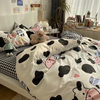 Bộ chăn ga gối Cotton Living M2T bedding chăn ga Hàn Quốc đầu bò 100% Cotton