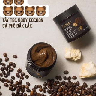 Cà phê đắk lắk tẩy da chết toàn thân cocoon dak lak coffee body polish