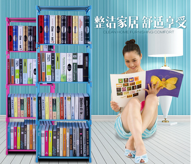 Kệ sách nhựa 4 tầng cao cấp