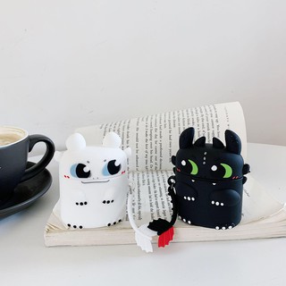 Airpods case, Ốp bảo vệ dành cho Airpods 1/ 2- Hình Rồng Răng Sún