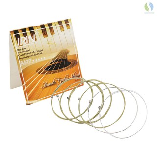 Bộ 6 dây đàn Guitar thay thế lõi thép (.011-.052) chuyên dụng