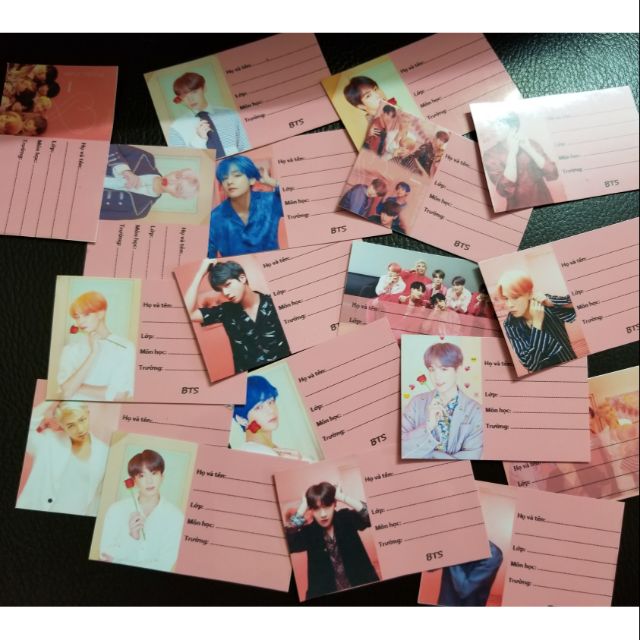 Set 18 nhãn vở BTS Persona