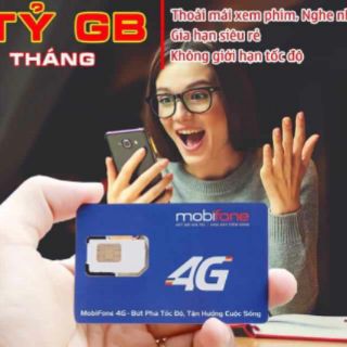 DIP50 - Sim 4G Mobifone 1 Tỷ Gb