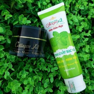 Kem Face và Sữa Rửa Mặt COLLAGEN X3