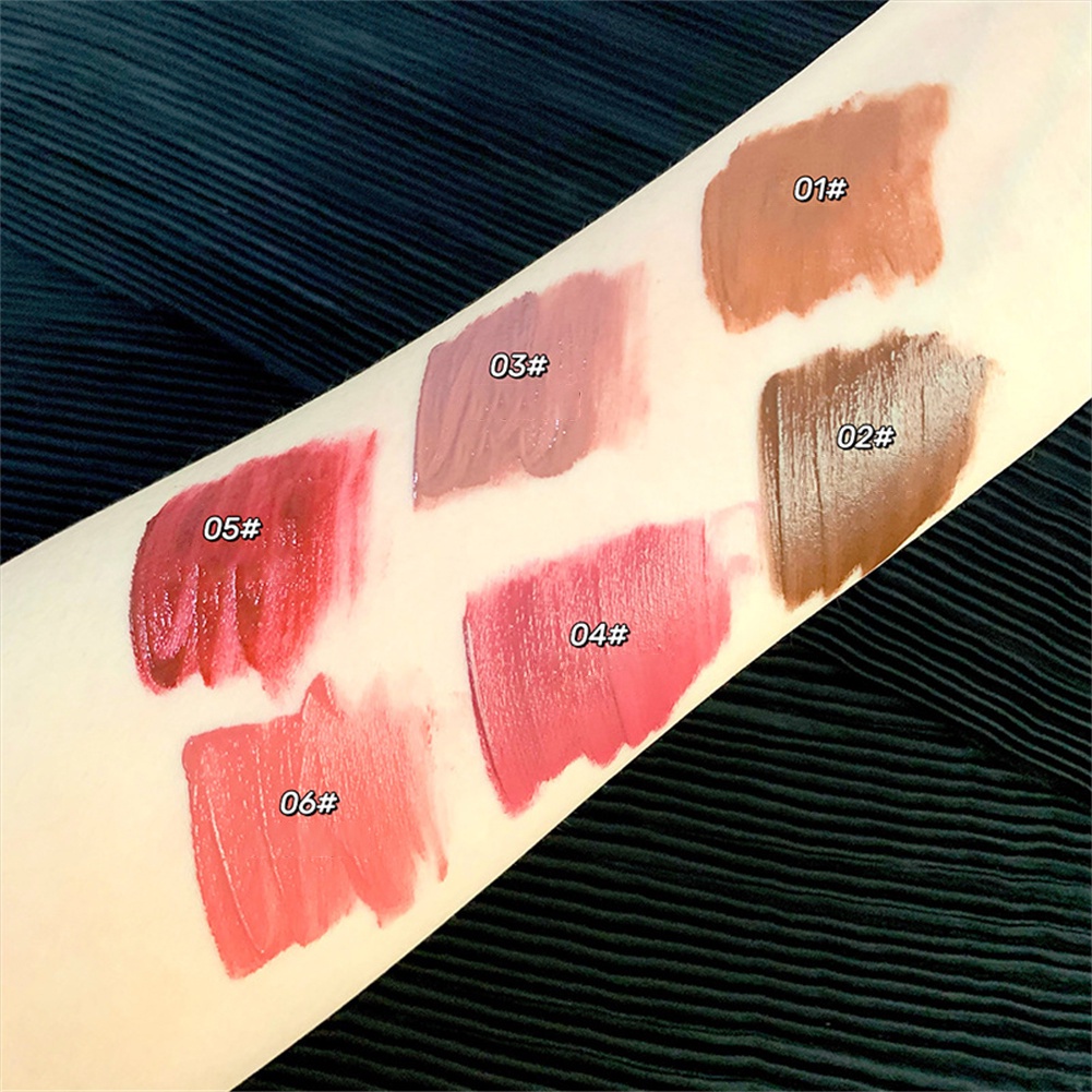 Chứng Khoán sẵn sàng DAIMANPU Lipstick Lip Cream lâu dài không thấm nước Lip Tint Liptint Matte Lip Đất Sét đám mây sương mù Son môi men nhung matte COD