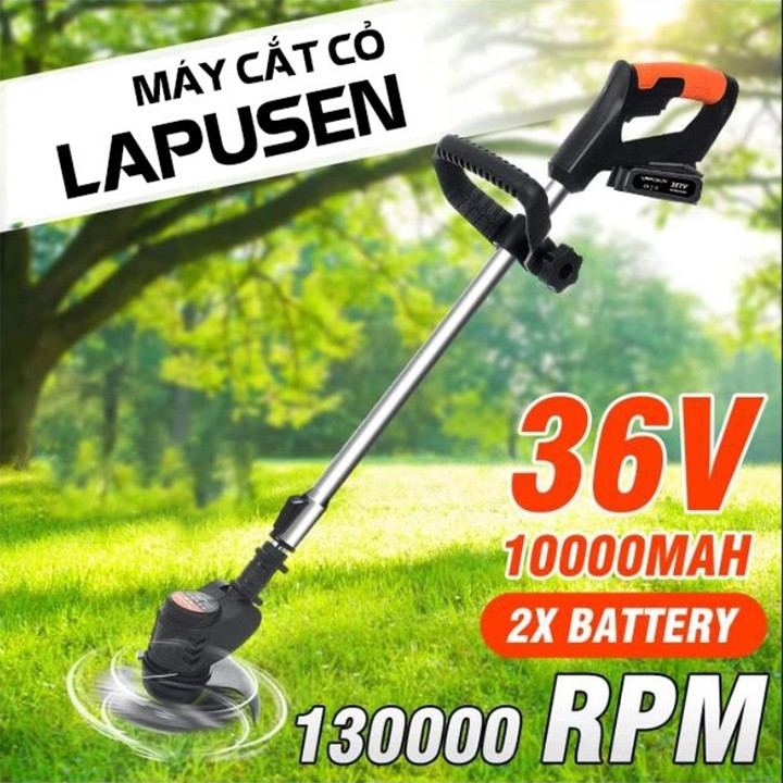 Máy cắt cỏ cầm tay, Máy tỉa cây đa năng nhỏ gọn LAPUSEN 2PIN  [TẶNG BỘ 8 LƯỠI CẮT]