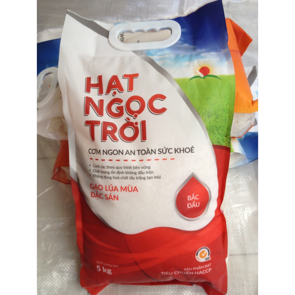 Gạo Hạt Ngọc Trời Bắc Đẩu Túi 5kg