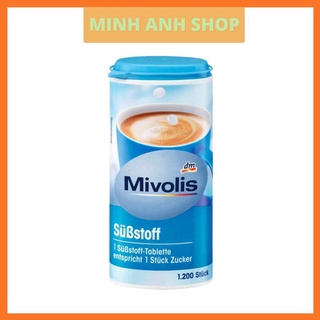 Viên đường ăn kiêng Mivolis Substoff dành cho người tiểu đường , ăn kiêng , keto 1200v nội địa Đức