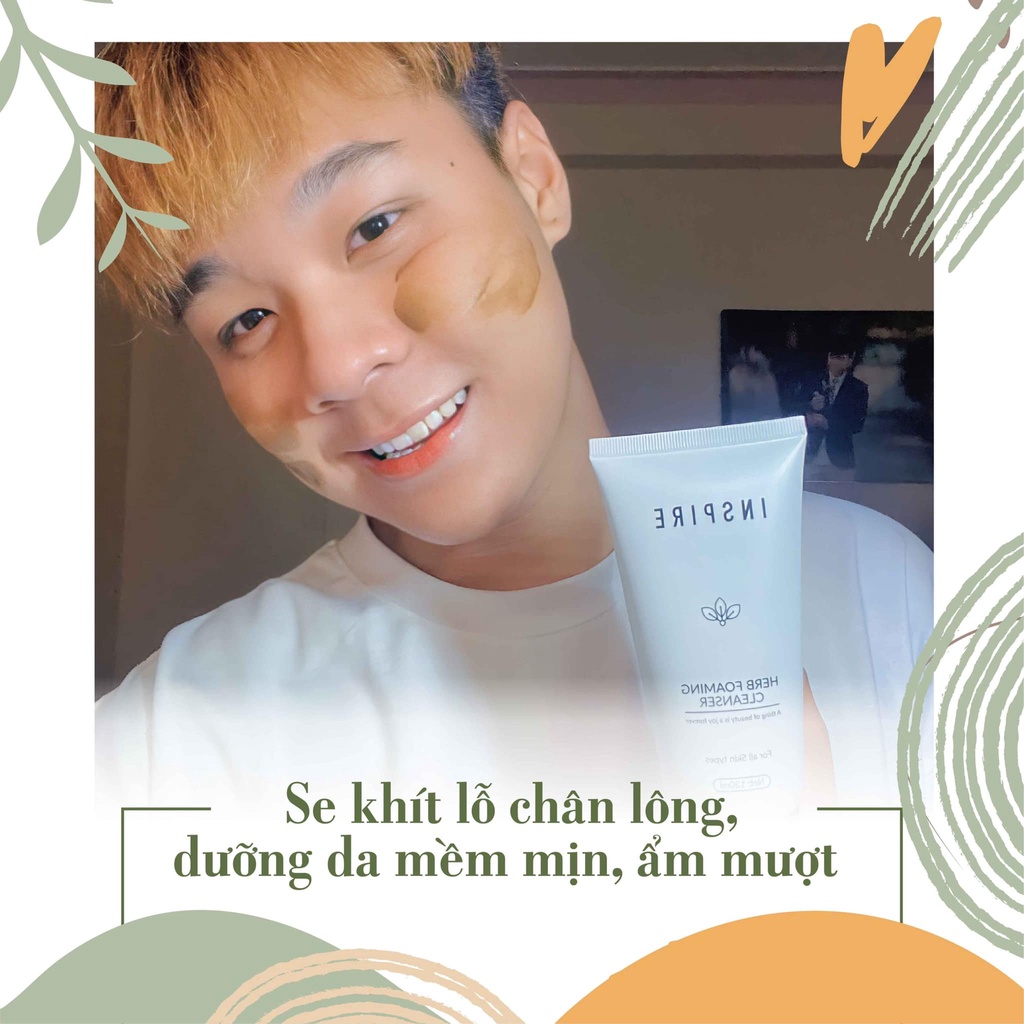 Sửa Rửa Mặt Thảo Dược INSPIRE Herb Foaming Cleanser 130ml