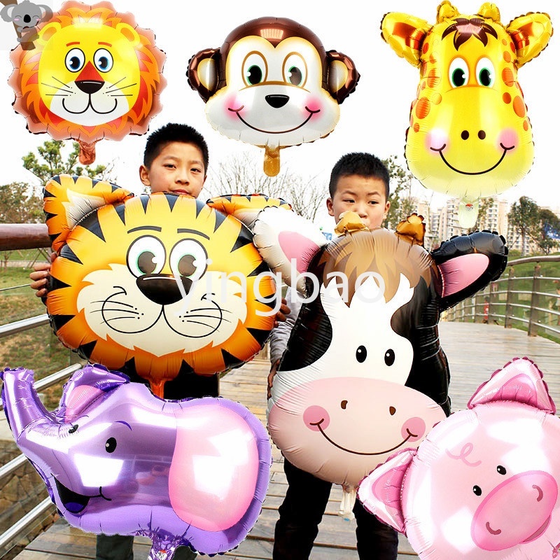 Bong Bóng Lá Nhôm Trang Trí Hình Động Vật Độc Đáo