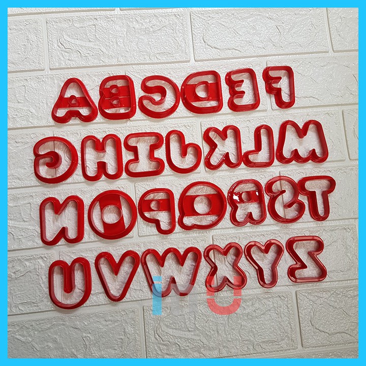 HCM - Bộ khuôn cutter 16 chữ số và phép tính, khuôn số làm fondant trang trí bánh