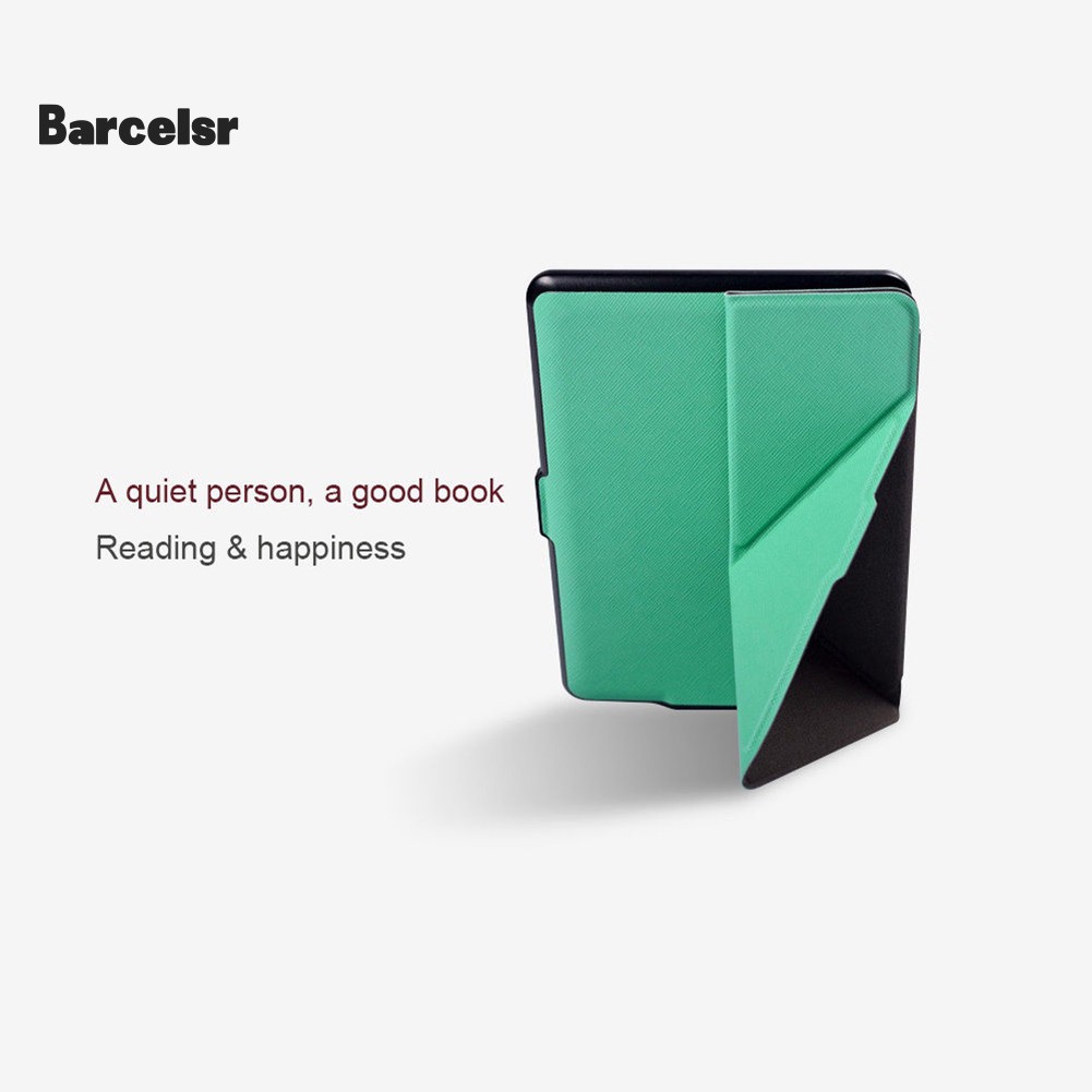 Bao da máy đọc sách giả gia kiểu origami hít nam châm kiêm giá đỡ cho Kindle Paperwhite 1 2 3 | BigBuy360 - bigbuy360.vn