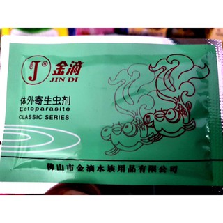 Thuốc trị rận, trùng mỏ neo cho cá Jindi xanh