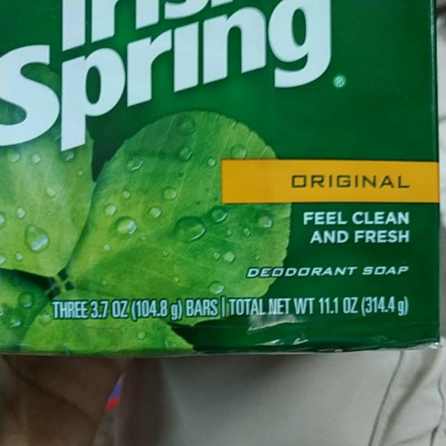 Xà phòng diệt khuẩn Mỹ Irish Spring deodorant Soap Original 106.3 gam | BigBuy360 - bigbuy360.vn