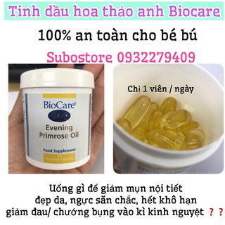 Tinh dầu Hoa Anh Thảo Biocare Evening Primrose Oil