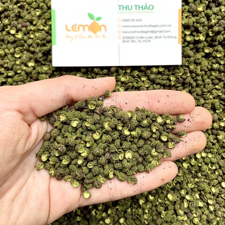 [20g-100g] Xuyên tiêu xanh (hoa tiêu xanh Tứ Xuyên) LOẠI 1 thơm cay nấu ăn, nấu lẩu