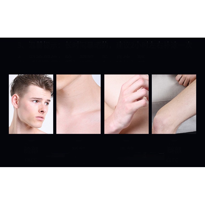 Kem chống nắng cho nam giới SENCY Men dạng xịt không màu, dành cho da mặt, toàn thân nam NO-DNT110006