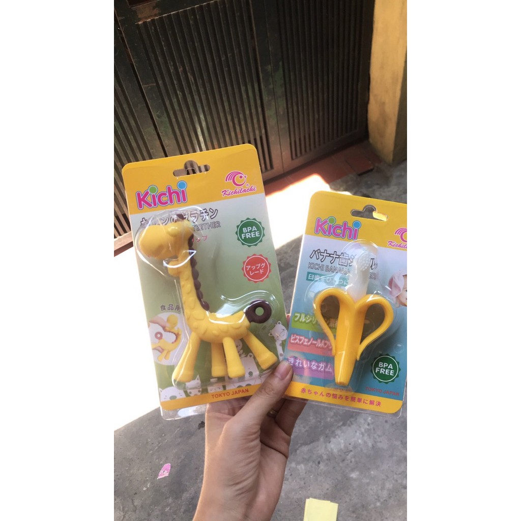 SET gặm nướu hươU VÀ gặm nướu chuối cho bé