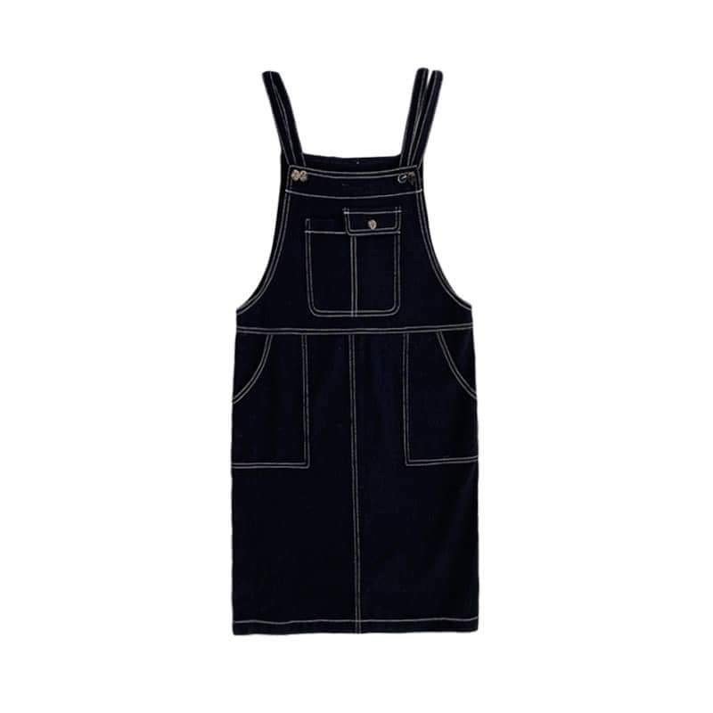 Yếm váy hai dây chỉ nổi KA12