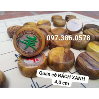 [HÀNG ĐỘC] BỘ QUÂN CỜ TƯỚNG GỖ BÁCH XANH THƠM NỨC