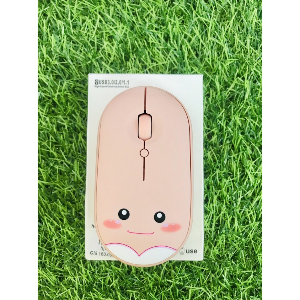 Chuột Bluetooth Không Dây Siêu Cute, Dễ Thương