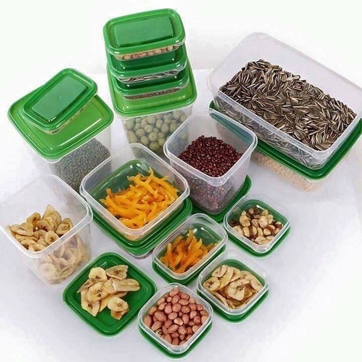 Bộ hộp 17 món - set 17 hộp nhựa cao cấp đựng thực phẩm bảo quản tủ lạnh -gía sốc | BigBuy360 - bigbuy360.vn