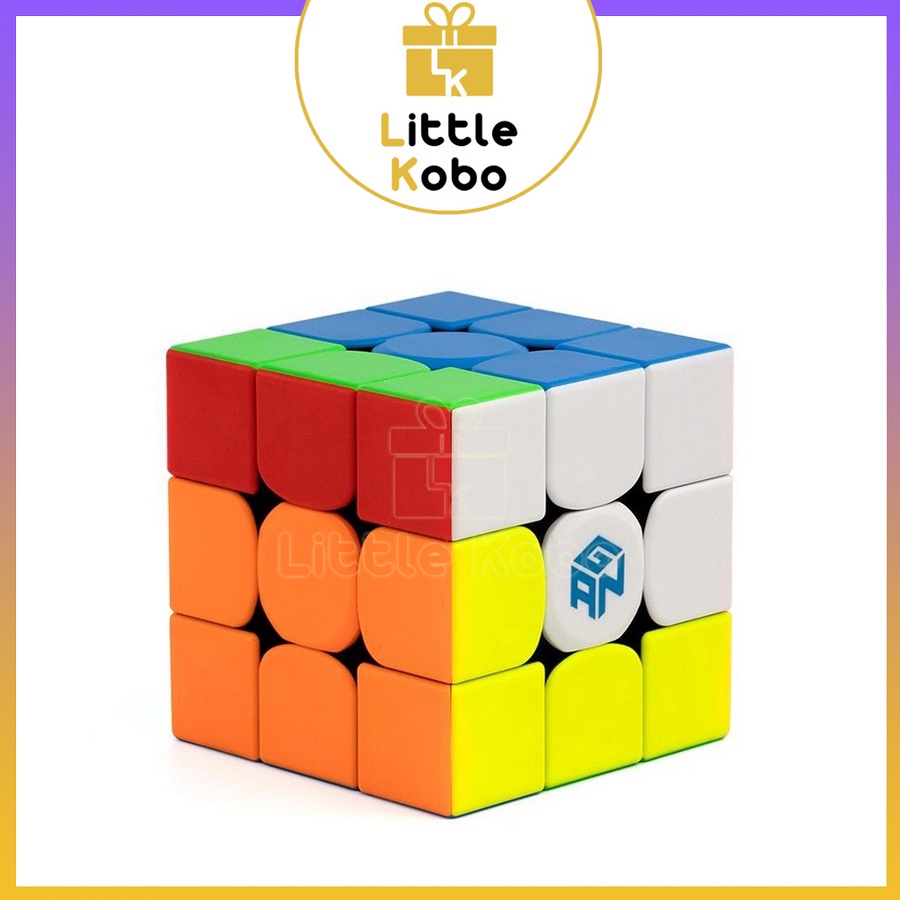 Rubik Gan 354M V2 Nam Châm Cao Cấp Rubic 3x3 3 Tầng Stickerless Không Viền Gan 354 V2 M