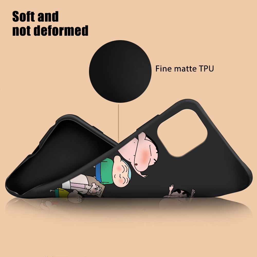 Ốp Điện Thoại TPU Dẻo Họa Tiết Cậu Bé Bút Chì Cho Samsung Galaxy A12 A11 A20 A30 A03S A20S A21 A21S A22 A23 A31 A32 A33 M12 #M071