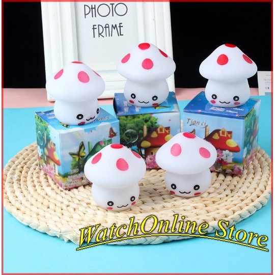 Đèn ngủ hình nấm ,Đèn Ngủ Hình Cây Nấm Lãng Mạn