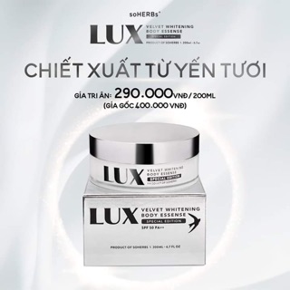 Kem body lux tinh chất yến tươi